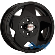 Disla Futura 5.5x13 4x98 ET5 DIA58.6 Black