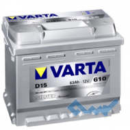 VARTA (D15) SILVER dynamic 63Ah 610A 12V R (175x190x242)