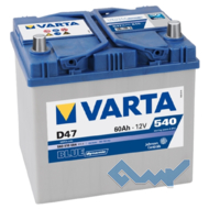 VARTA (D47) BLUE dynamic 60Ah 540A 12V R азия (173x225x232)