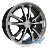 Replica Peugeot Y974 7.5x17 5x108 ET25 DIA65.1 BP
