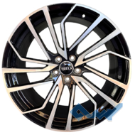 Replica 0386 9x20 5x112 ET25 DIA66.6 Black